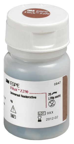 6021B1 Z250 FILTEK UNIVERSAL CAPSULES 0.2G, 20PK