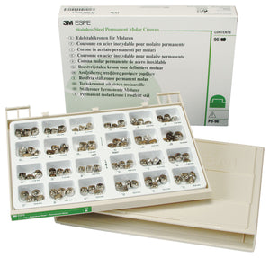 PO96  PERMANENT MOLAR STAINLESS STEEL CROWN KIT