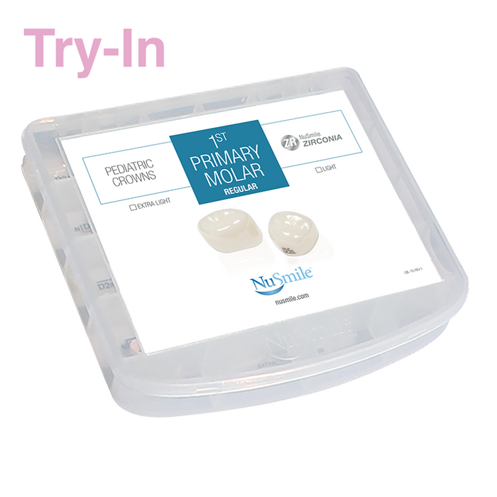 Try-In ZR Crowns First Primary Molar Kit - 28 Crowns